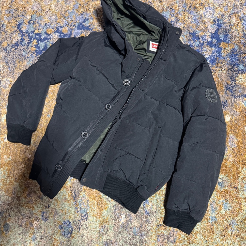 Levi's Dark Puffer Jacket for Men